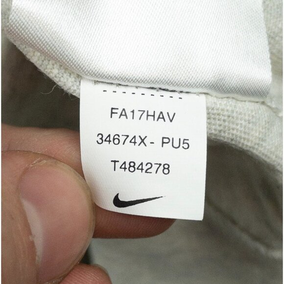 Purdue Boilermakers Nike Hoodie Men's Medium Full Zip Logo Sweatshirt Light Gray - Picture 8 of 12